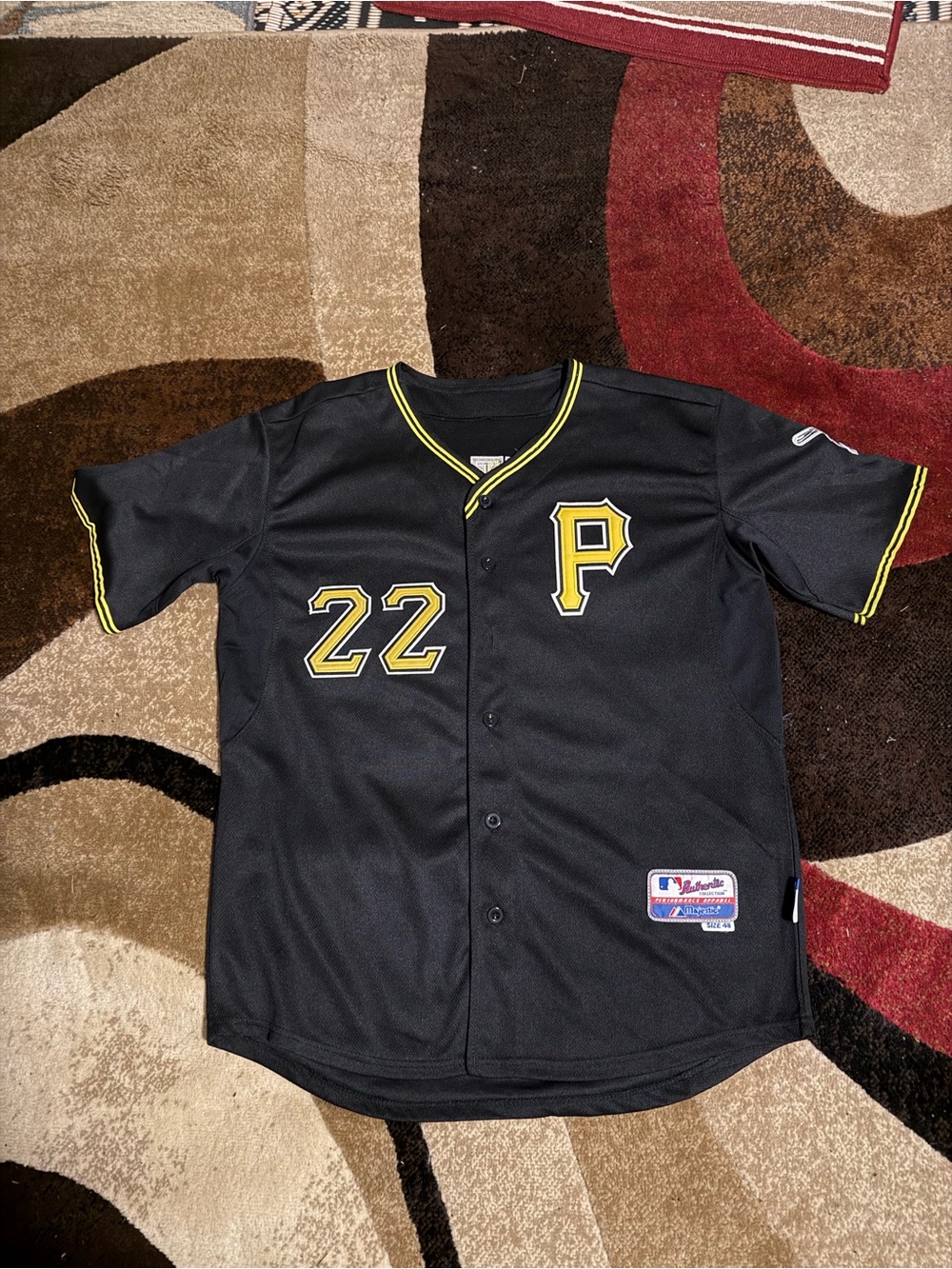 MLB Pittsburgh Pirates high and baseball jersey size 48